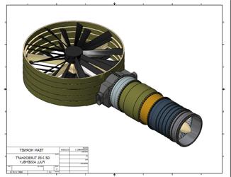 GE J-85涡轮轴总成